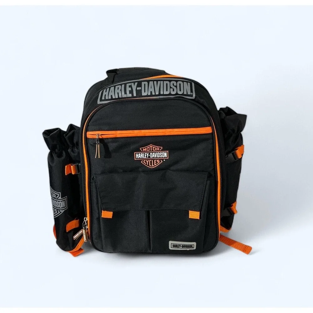 Harley-Davidson cooler bag Black & Orange Bar & Shield HDX-99224